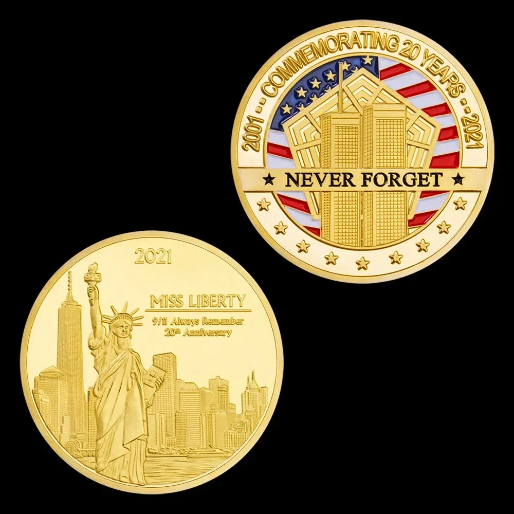 

Золотая монета "Статуя Свободы" 9/11