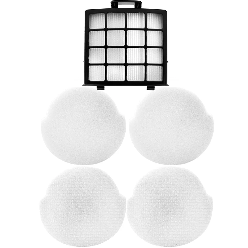 

1 Pcs HEPA Filter And 2 Set Sponge Filter Replacement Parts Kits For Shark NZ850UK NZ850UKT Lift-Away Vacuum Cleaner