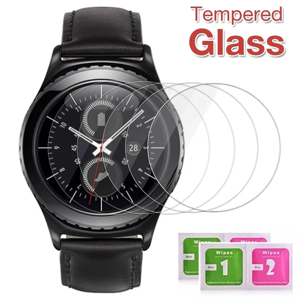 Защитная пленка 9H из закаленного стекла для Samsung Galaxy Watch 3 41 42 45 46 Acitve 2 40 44 Защита