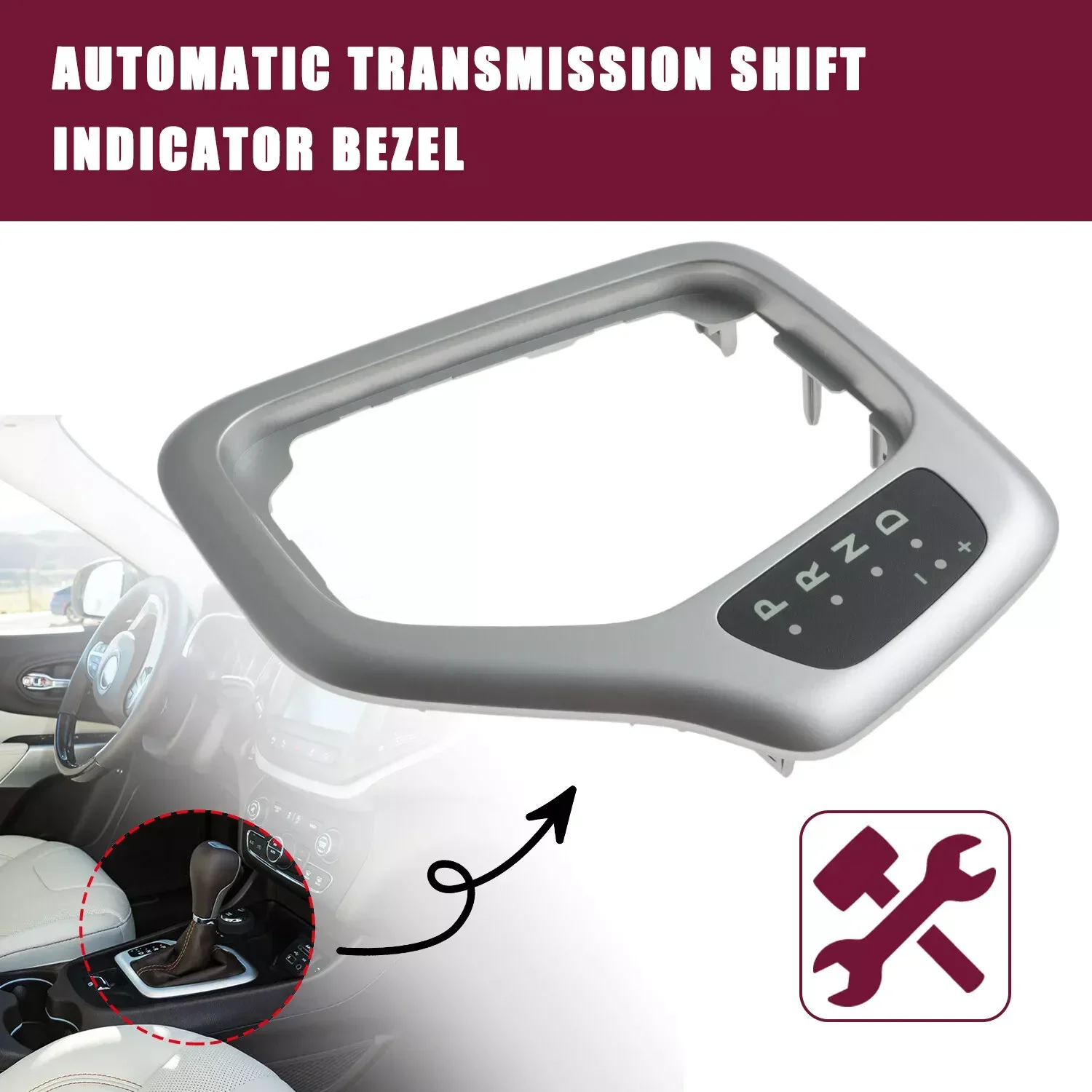 Накладка на рамку автоматической коробки передач с жгутом проводов для Jeep Cherokee