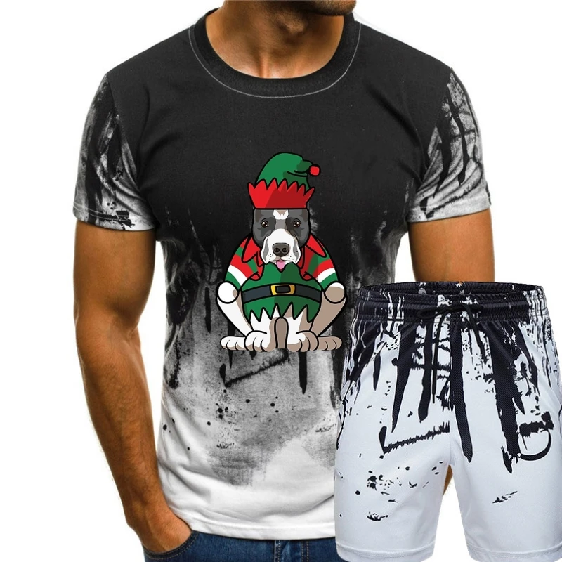 

Дизайнерская футболка с изображением персонажа Рождества Стаффорда терьера