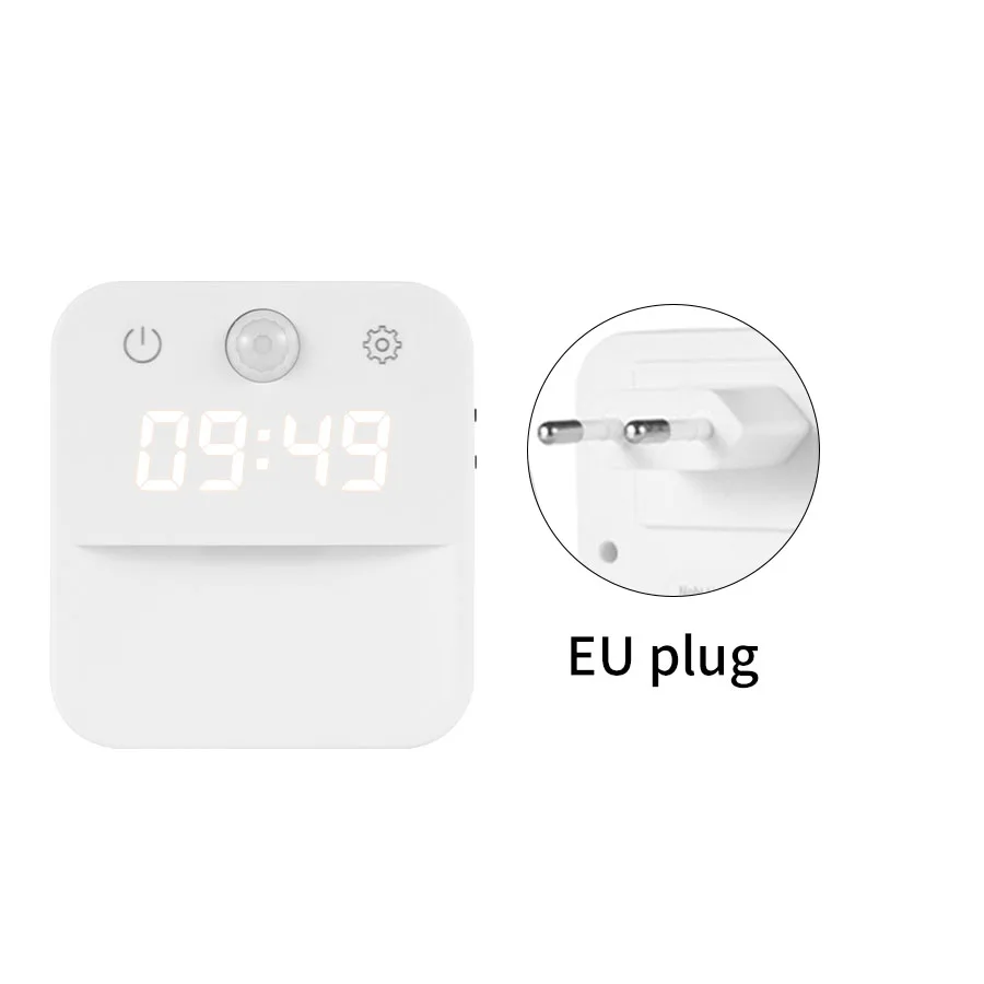 

Индукционные Ночники С Датчиком Движения, Стандартная Розетка EU/US, 110-220В, Бесступенчатая Регулировка Яркости