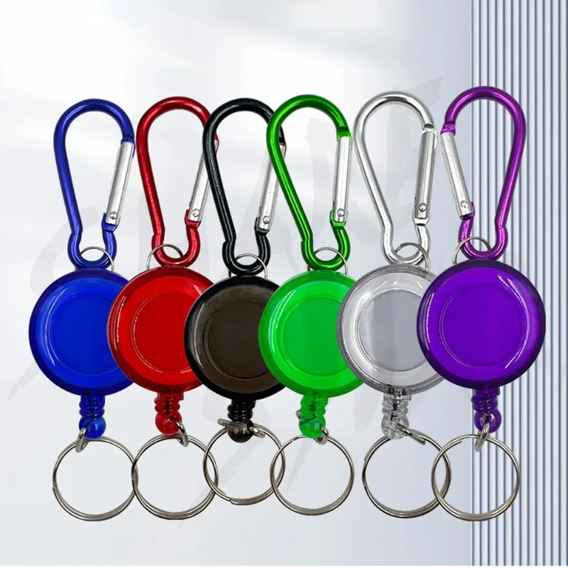 Выдвижной брелок для рыбалки зажим катушки держатель бейджа со стальной