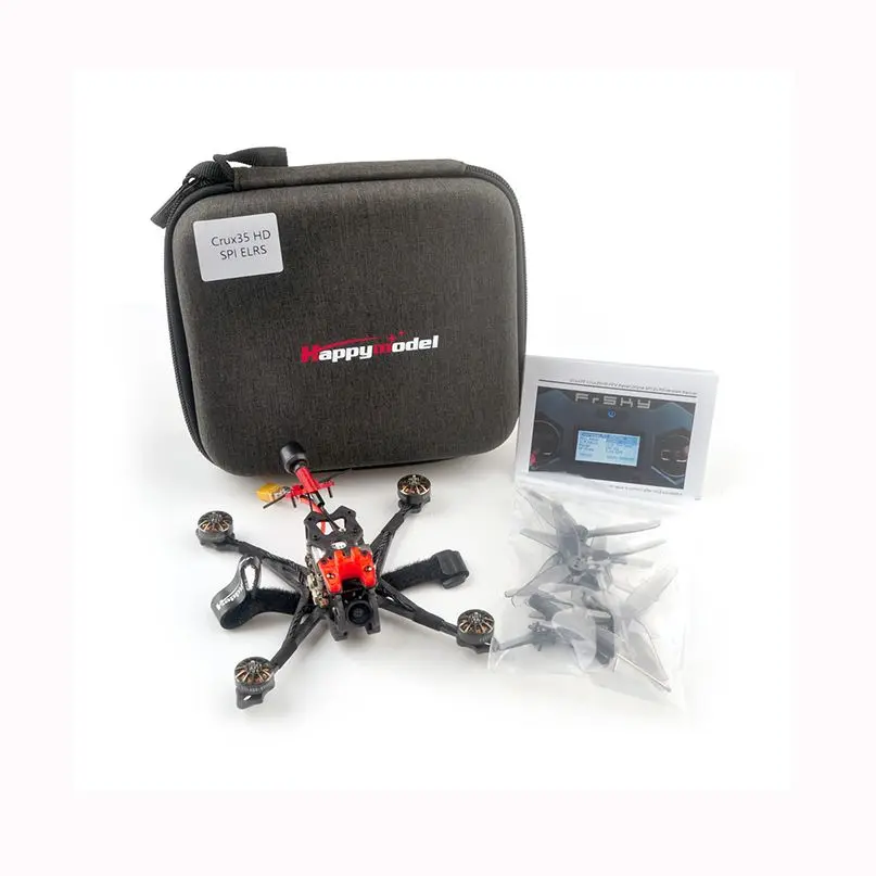

HappyModel Crux35 HD V2 ELRS X1 CrazyF411 BLHELIS 5A EX1404 KV3500 4S 3,5 дюйма Runcam Link Wasp Nano FPV цифровой беспилотный летательный аппарат