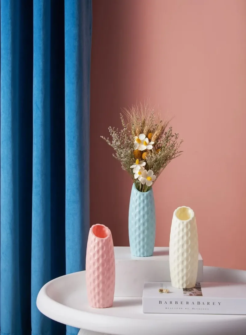 Nordic Small Ваза для свежих сухих цветов простая современная домашняя Цветочная