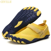men barefoot upstream aqua shoes 2022 new outdoor beach sandals climbing swimming water shoes plus size nonslip diving sneakers