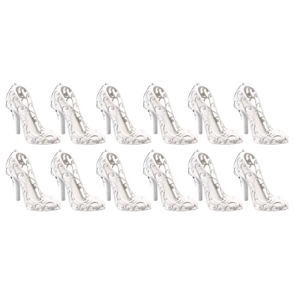 

12 Pcs Princess Decorations Top Hat Christmas Party Hanging Ornament White Foam Backdrop Pendant