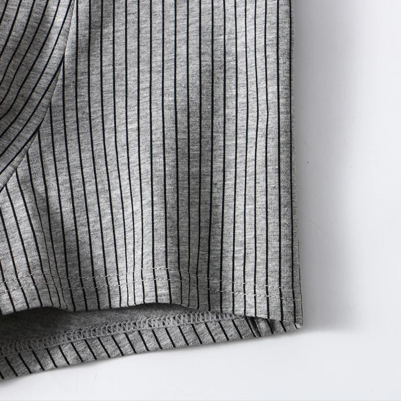 FK 4Pcs Men's Sexy Fashion Boxer Shorts Striped Cotton Underwear Underpants Knickers Patchwork Boxer 2023 New Arrival Panties