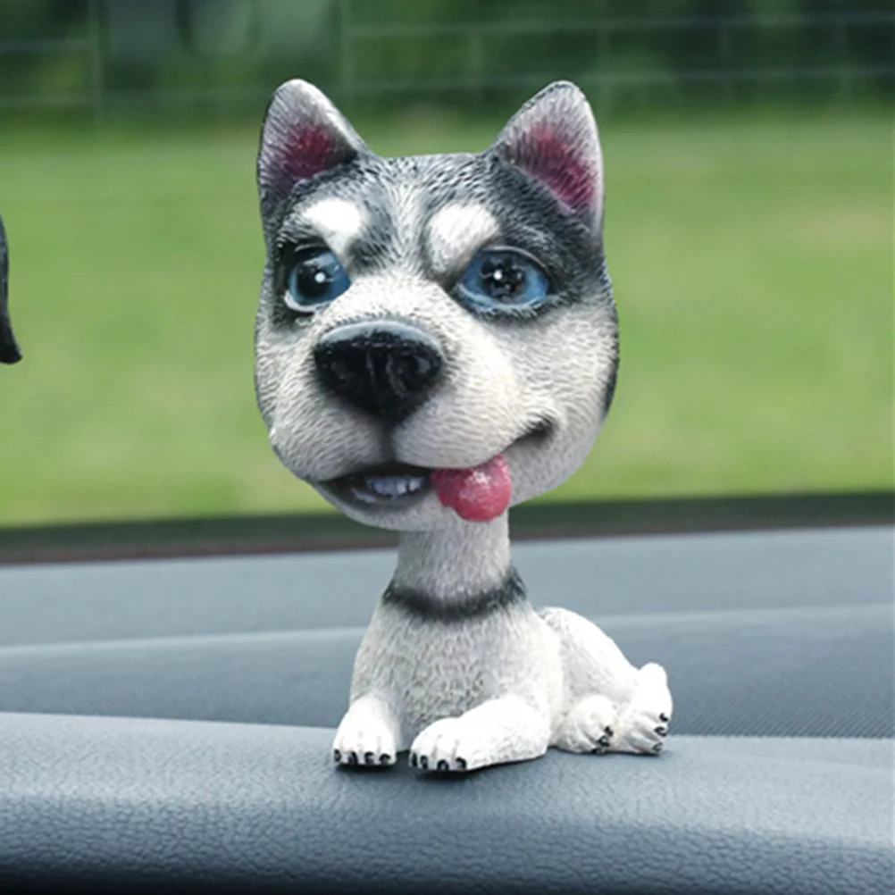 

Dog Car Head Shaking Display Accessories Toy Ornaments Cartoon Nodding Bobbleheads Dashboard Toys Bobblehead Decoration