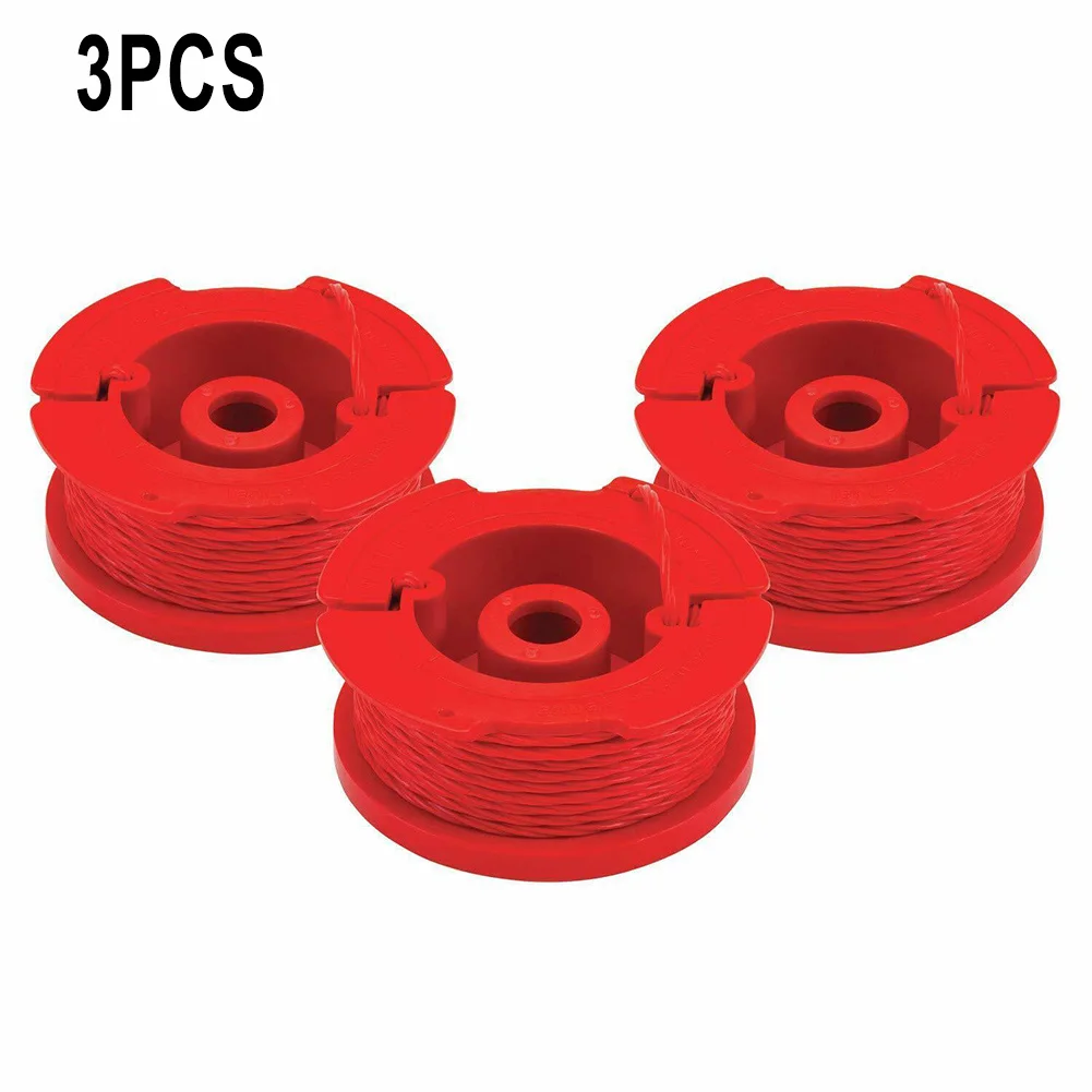 

3/6pcs Trimmer Spools Line 6.1M Red Trimmer Line For Craftsman CMCST910 CMZST080 Lawn Mower Accessories Garden Power Tools