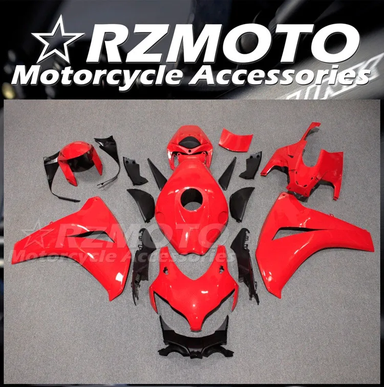 

4Gifts Injection Mold New ABS Fairings Kit Fit for HONDA CBR1000RR 2008 2009 2010 2011 08 09 10 11 Bodywork Set Red Glossy