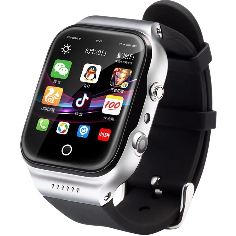 

4G WIFI GPS Smart Watch X89 Men with Camera BT 4.2 support app download whatsapp email Heart Tracker Smartwatch 1+32GB