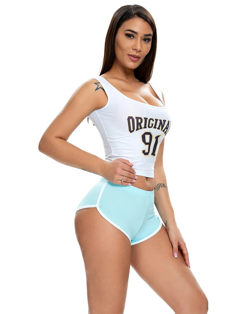 Новинка 2024 летние женские шорты популярные сексуальные эластичные спортивные