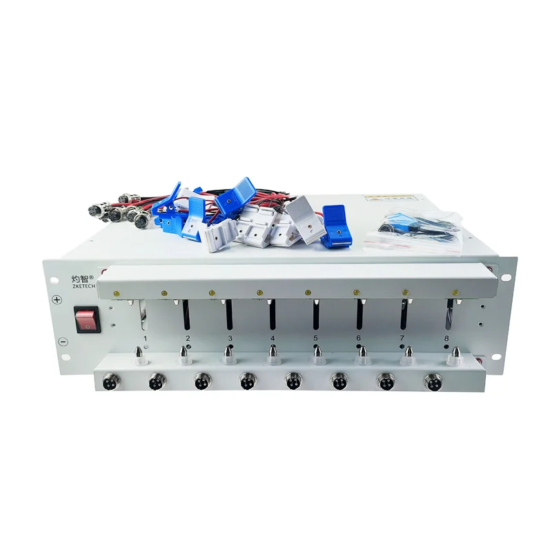 Zketech EBC-X 8-канальный тестер емкости литиевой батареи 18650 зарядка и разрядка