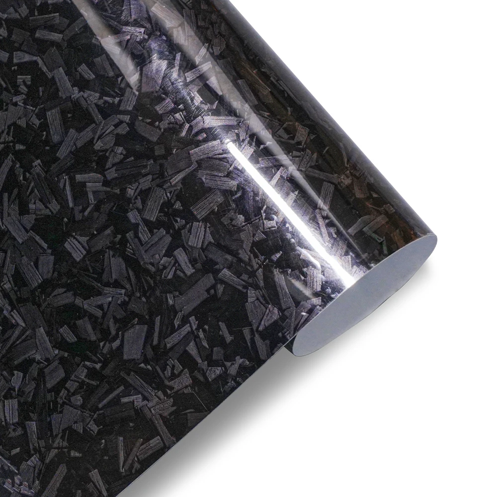 

Кованая пленка из углеродного волокна, изменение цвета, автомобильная наклейка, виниловая пленка для домашних животных, без пузырьков, автомобильные аксессуары, автосамоклеящиеся наклейки