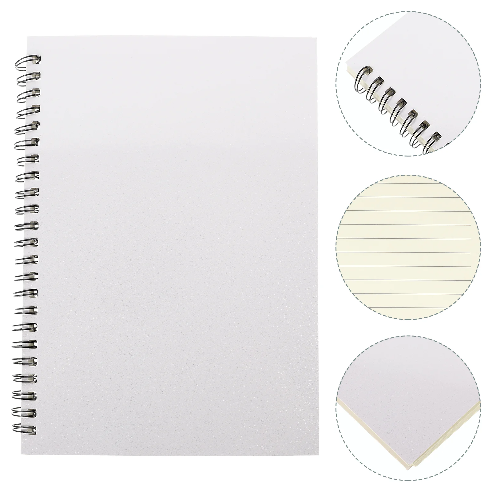

School Supplies DIY Notepads Notebook Hardcover Spiral Business Notebooks Blank Writing Paper Thermal Transfer Child Journal
