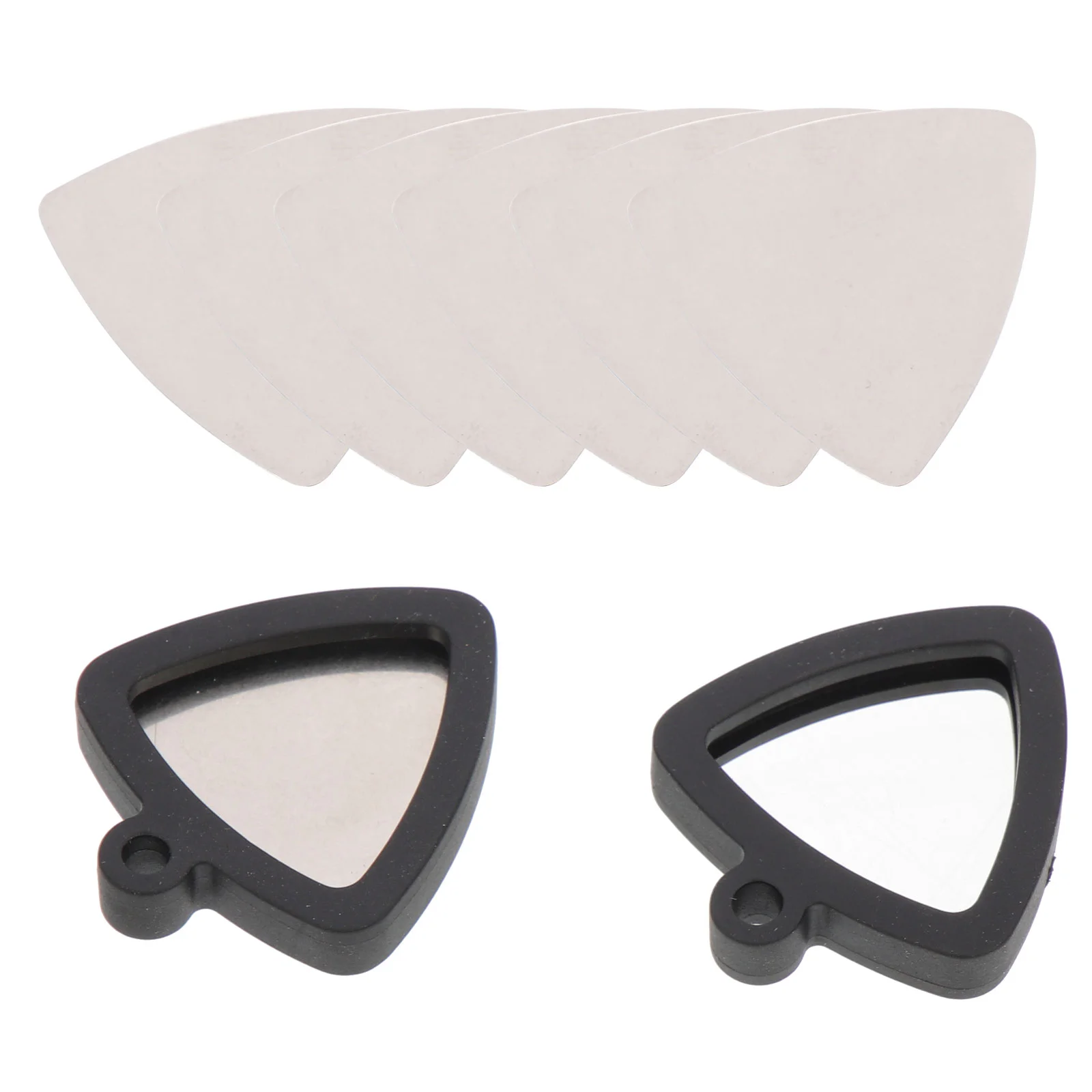 

Of Silicone Picks For Guitar Stainless Steel Picks On Both Sides With Picks Sound Music Picks FM Guitar Accessories