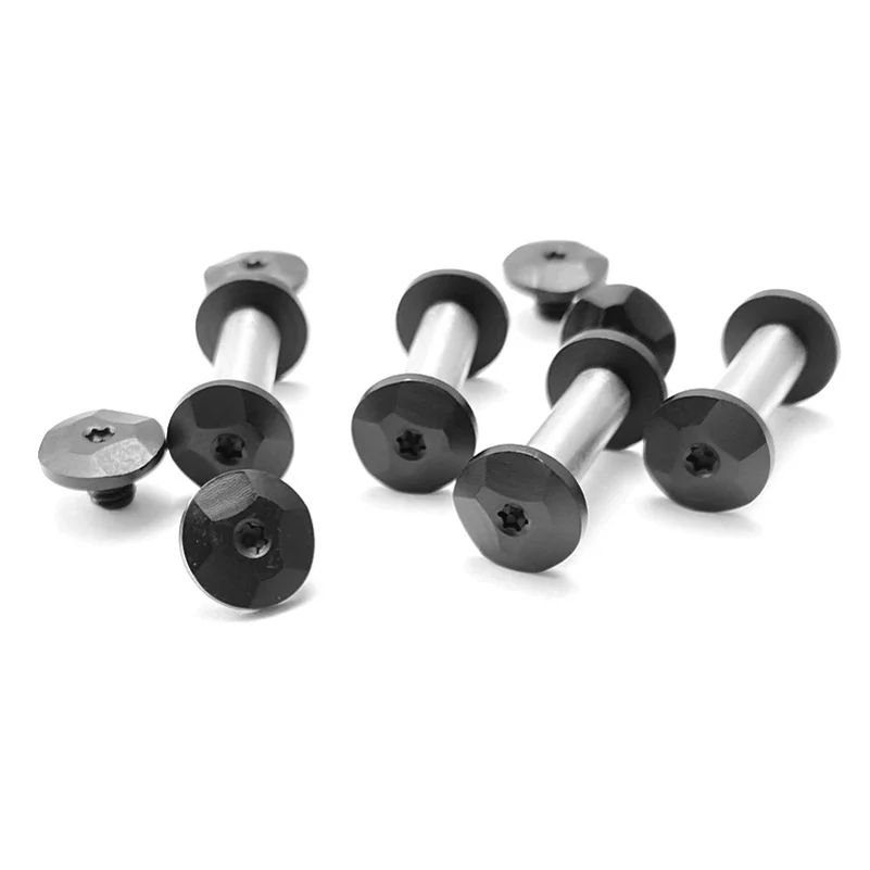 12 шт. / партия 416 нержавеющая сталь материал рукоятка для замка M4 резьбовые винты T8