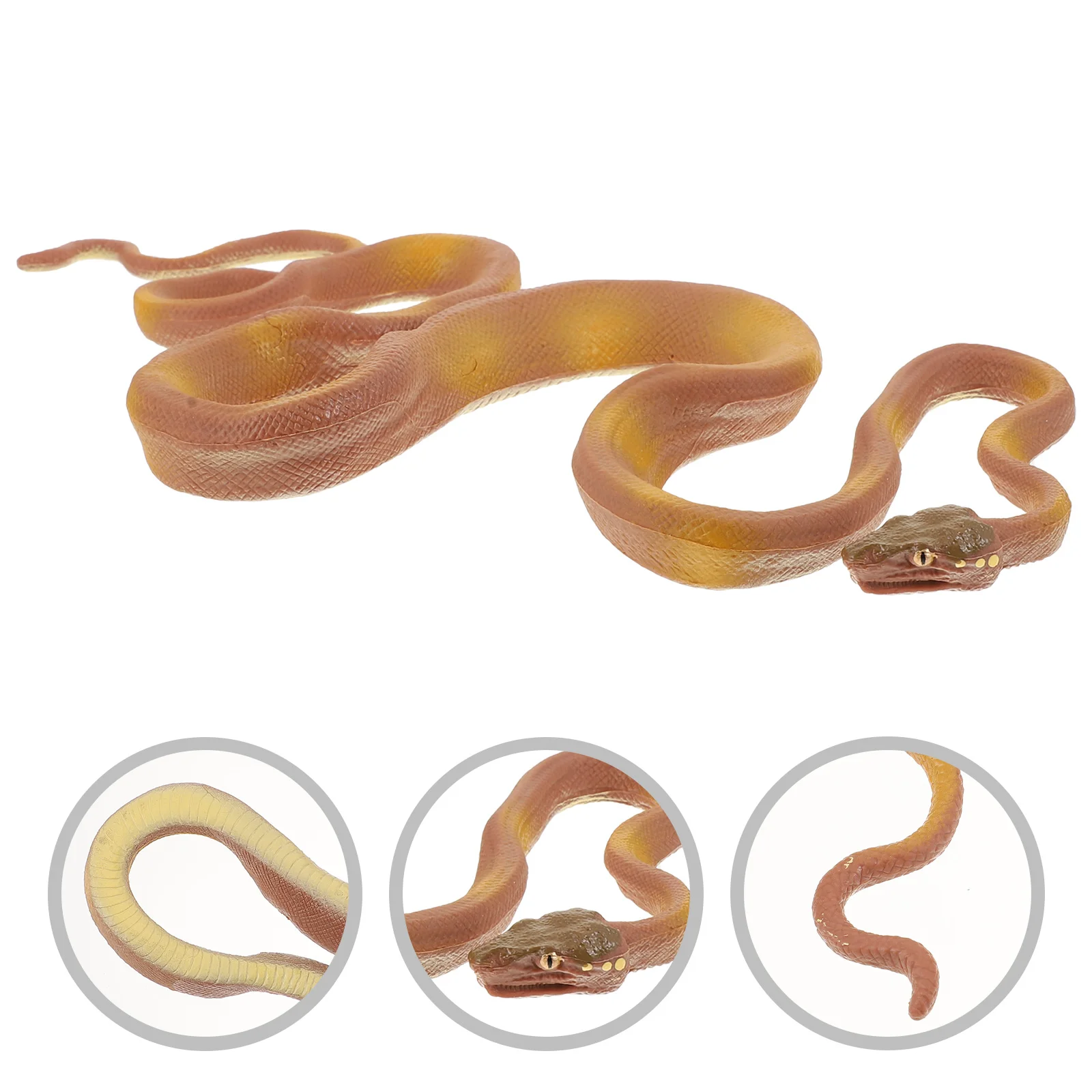

1Pc Lifelike Snake Scary Prop Simulation Snake Model Tricky for Party Festival