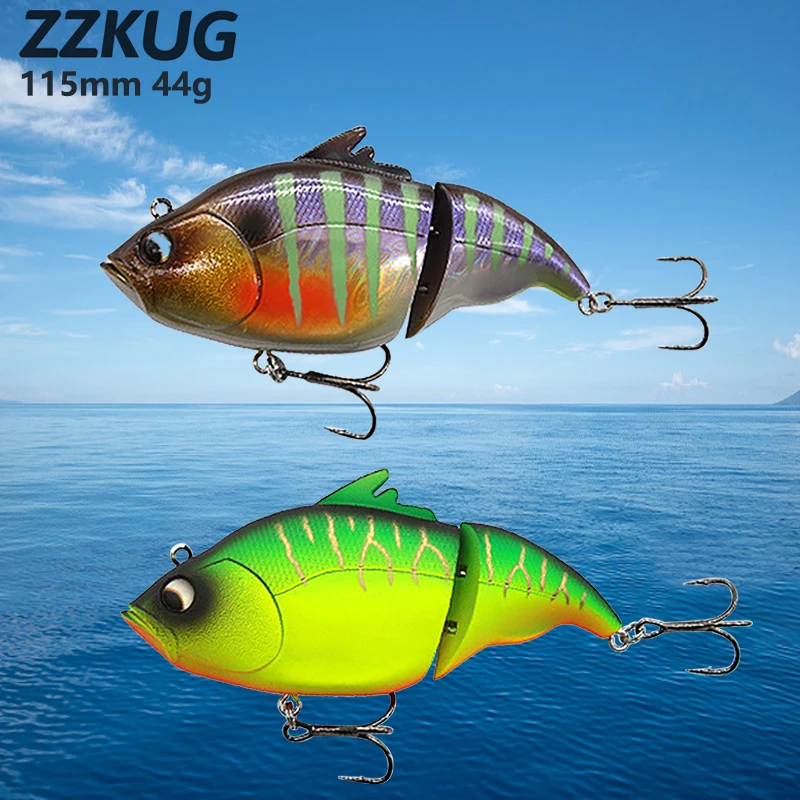 

Приманка рыболовная Вибрирующая ZZKUG, 115 мм, 44 г