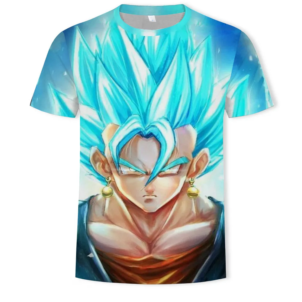 

Summer Short Sleeve Anime Print 3D T Shirt Anime Dragon Ball Men Women Children Fashion Streetwear Boy Girl Kids Cool Casual Top