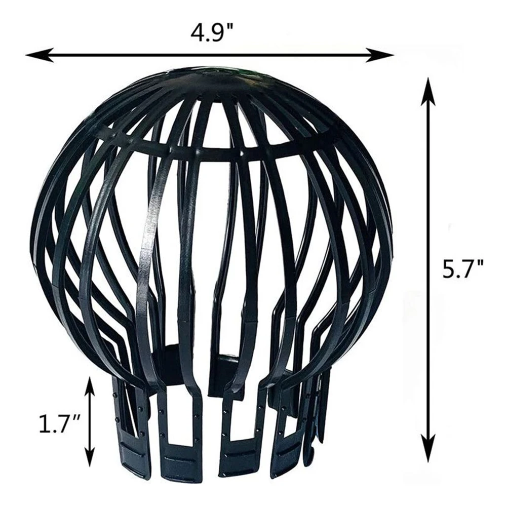 

Гибкий фильтр для канальной трубы, пластиковые защитные фильтры для крыши водосточных желобов, подходят для большинства бытовых труб, садовых защитных крышек