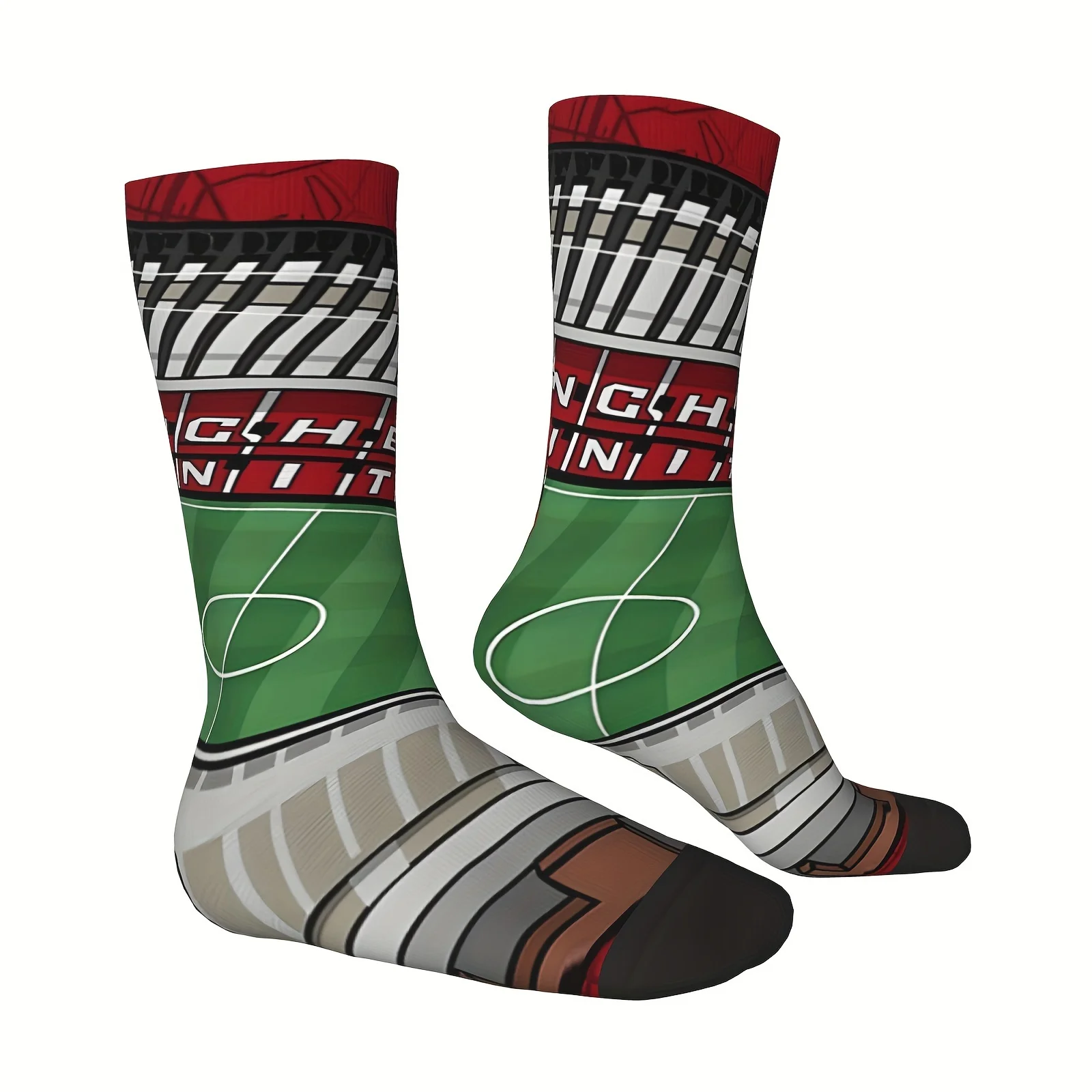 1 пара мужские Компрессионные носки в стиле ретро