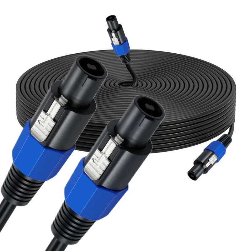 

Speakon Extension Wiring 12AWG Male to Male Cord with Twist Lock Mechanism