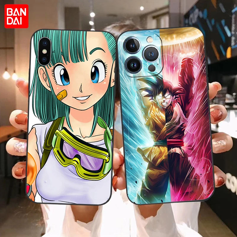 

Fashion Dragon Ball Goku Pattern Soft Case For iPhone 13 11 12 Pro Max Mini X XS XR 7 8 6 6s Plus SE 2020 2022 Black Matte Cover
