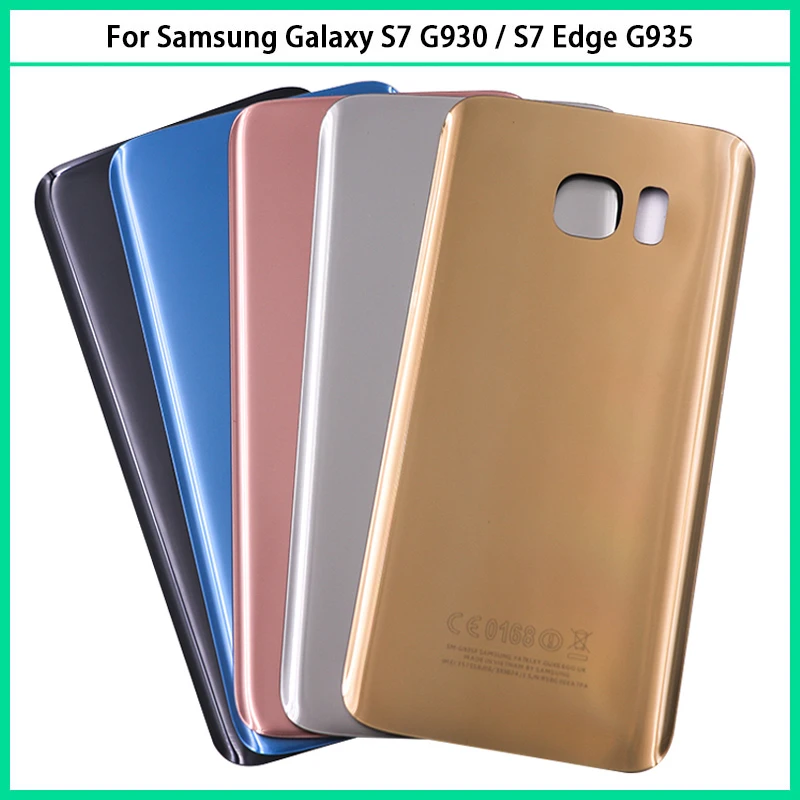 Новинка для Samsung Galaxy S7 G930 G930F Edge G935 задняя крышка батареи дверь 3D стеклянная панель