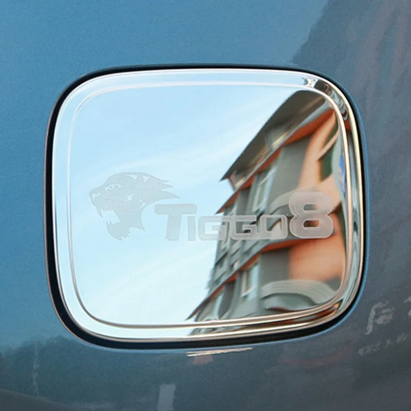 Фото 1 шт. для Chery Tiggo 8 Pro Max 2022 2024 автомобильная крышка топливного бака украшения из нержавеющей стали модификация аксессуары наклейки №5