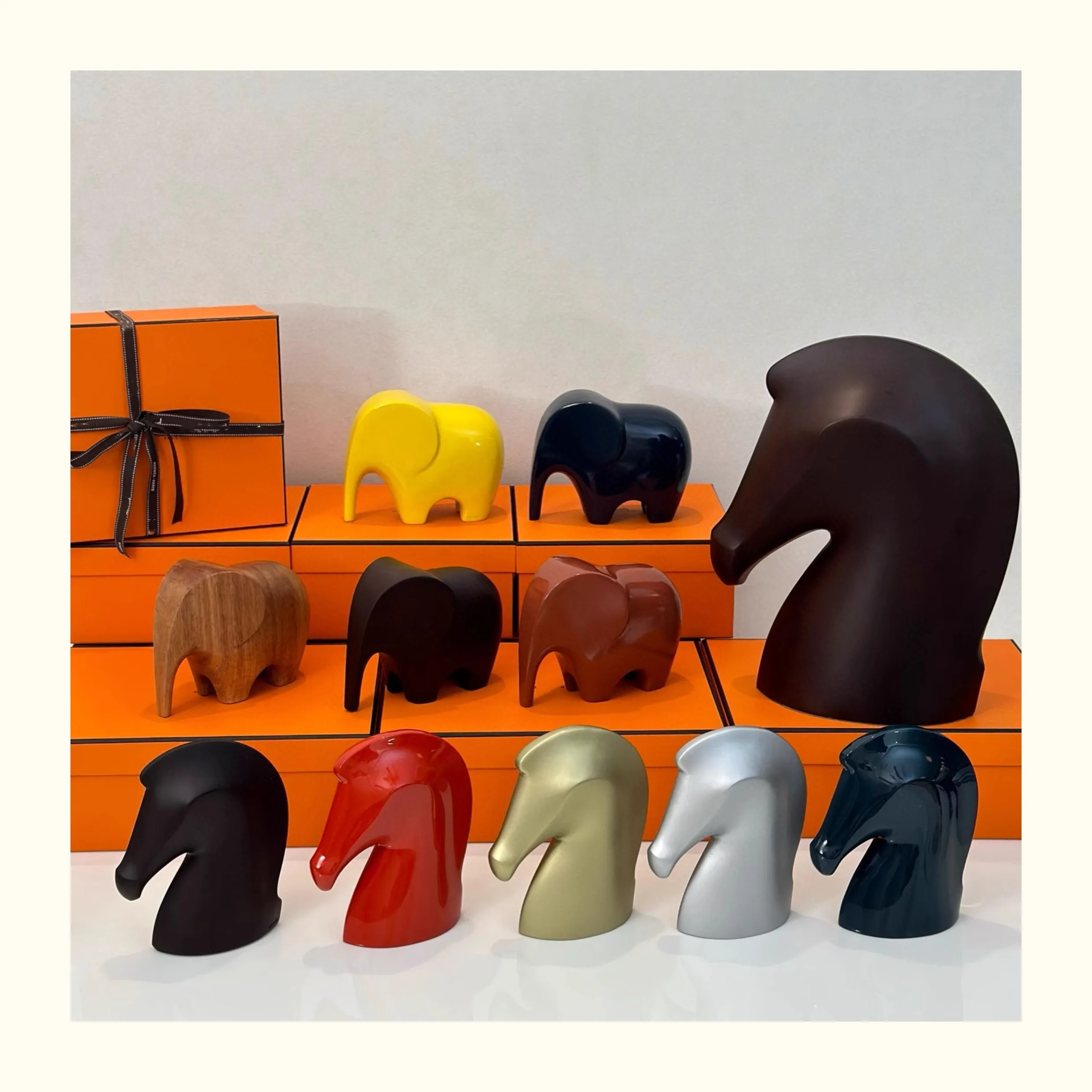 Европейские роскошные украшения Lucky Baby Elephant Pony лакированная ручная работа для