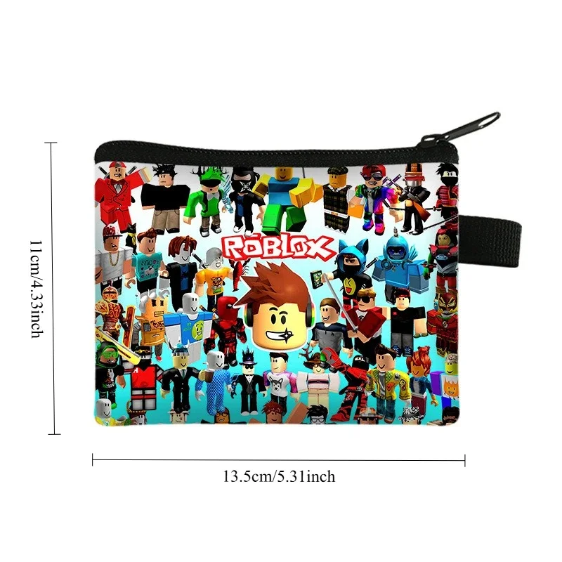 Новый кошелек для монет Roblox, милый мультяшный аниме-кошелек, портативная сумка для хранения денег и монет, симпатичная мини-сумочка для карт, органайзер для ключей, подарки (art.: 3920db8969aec) - 3920db8969aec