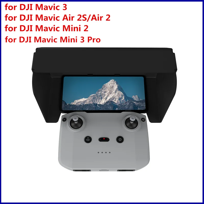 

Солнцезащитный козырек для планшета 7,9/9,7/11in, складной магнитный козырек от солнца из искусственной кожи для Mini 3 Pro/Mavic 3/Air2S/Mini2/Air2