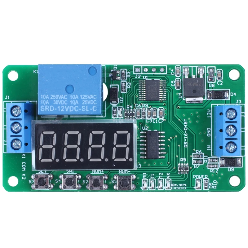 

Dual Channel 12V Multi Functional Dpdt Delay Timer Relay Time Control Switch Dr42a01