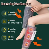 9 modes vibration leg air compression massager wireless smart foot air pressure massage electric hot compress leg pain relief