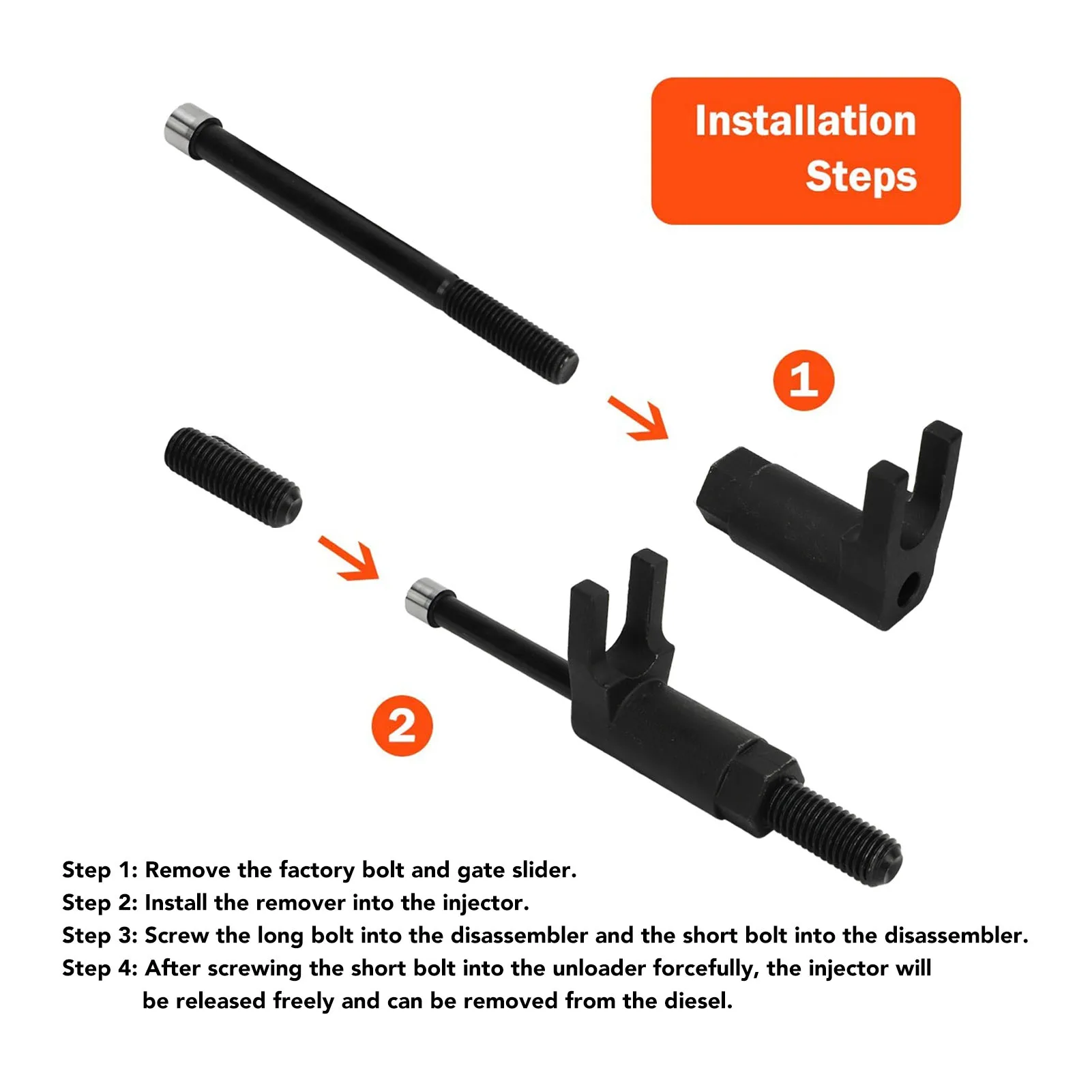 Инструмент для снятия топливной форсунки 3418 замена съемника двигателя Ford 6.7L
