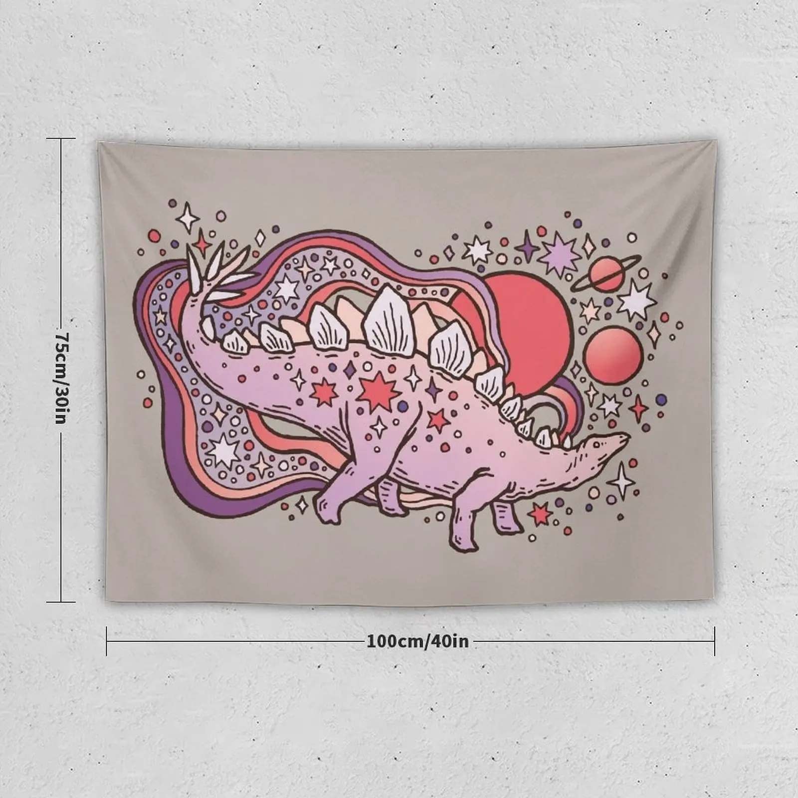 Звезда Стейго космический динозавр искусство блеск палитра гобелен украшения