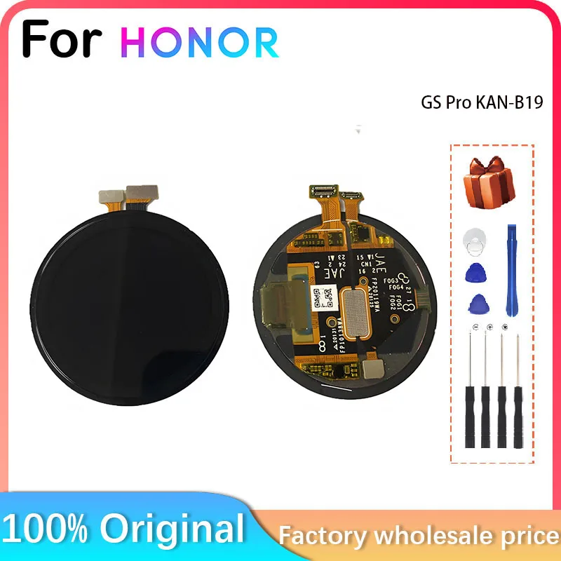 Для Honor GS Pro KAN-B19 умные часы ЖК-дисплей + сенсорная панель дигитайзер для Honor GS Pro KAN-B19 AMOLED дисплей