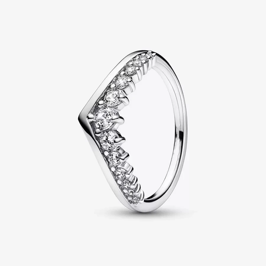 

2022 New In Winter 925 Sterling Silver Jewelry Timeless Wish Floating Pave Rings For Women Christmas Ring Anillos Gift