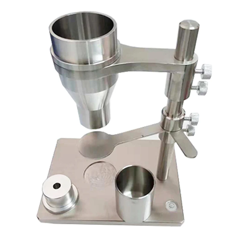 

Density meter for loose powder materials