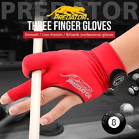 original predator 3142 gloves billiard gloves one piece non slip lycra fabric pool gloves snooker glove billiard accessories