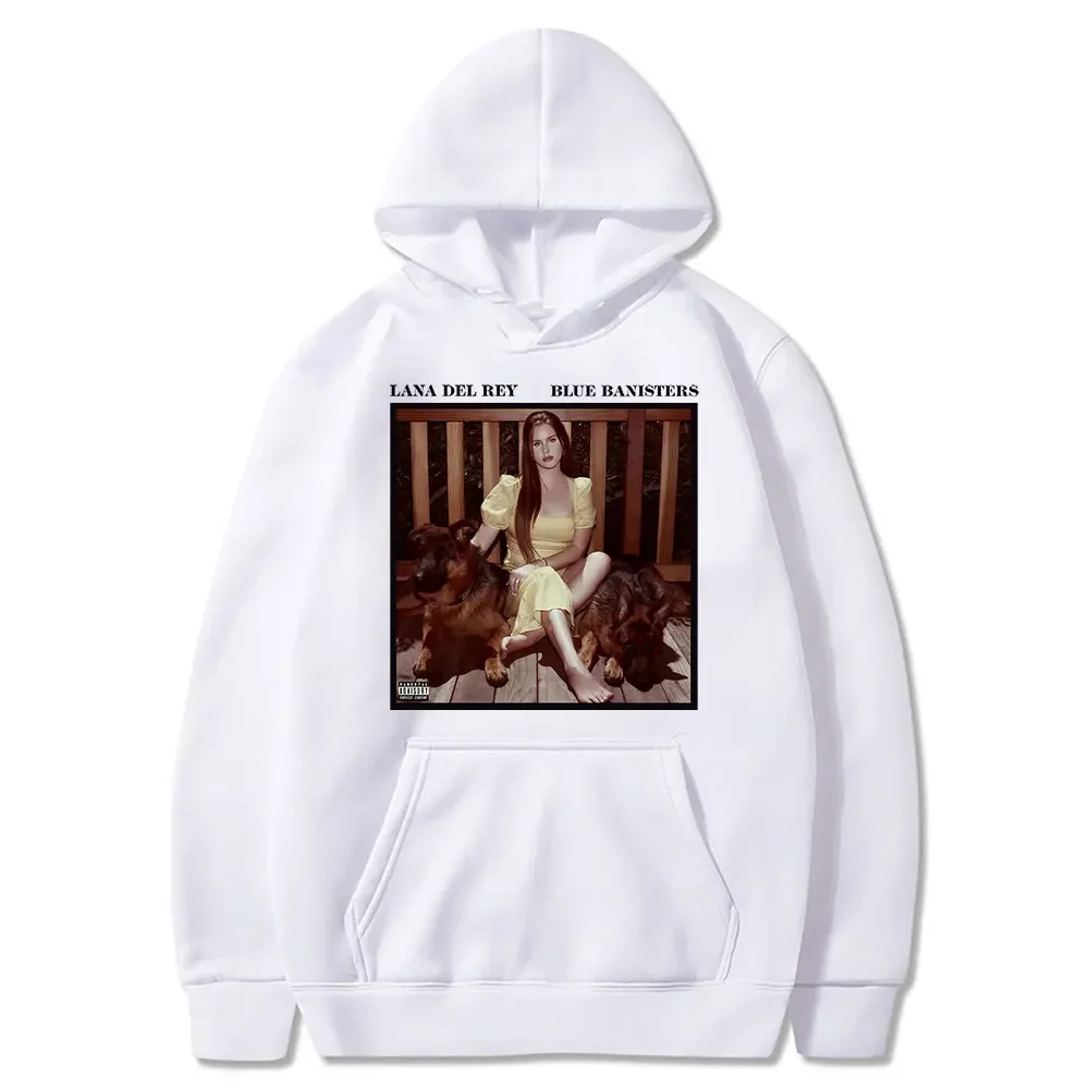 Лана Дель Рей синие банкристические толстовки с музыкальным альбомом для женщин