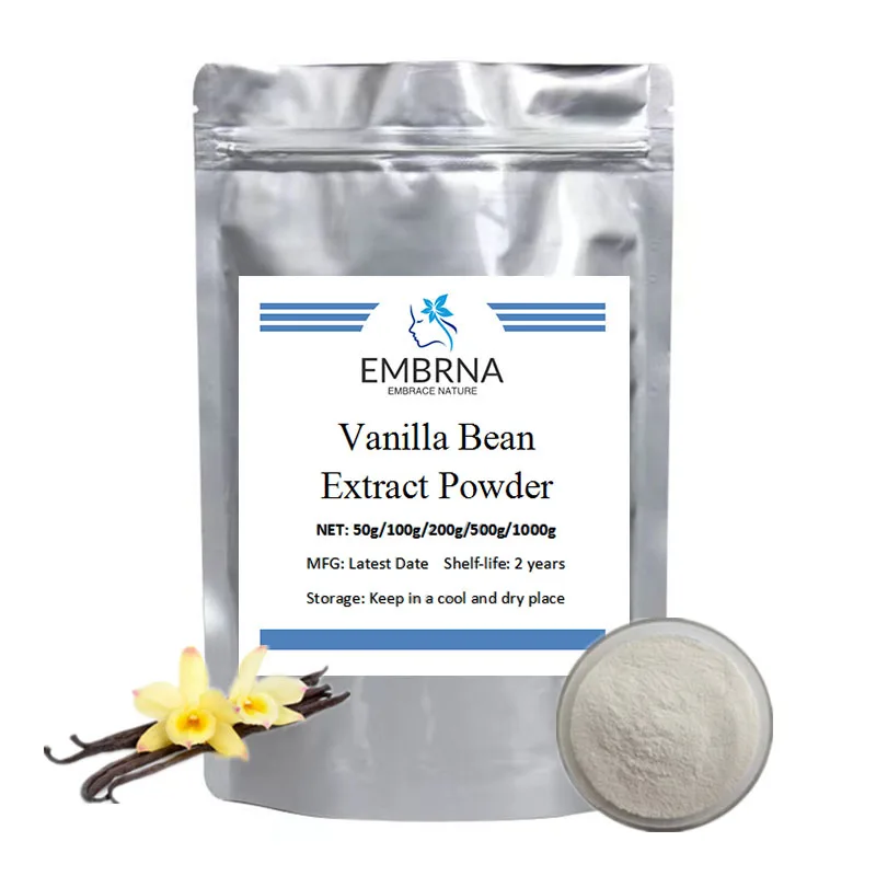 

EMBRNA 50g~1000g Factory Outlet VanillaPods,Vanilla Bean Extract Powder 98%,Fragrant Spices,Free Shipping