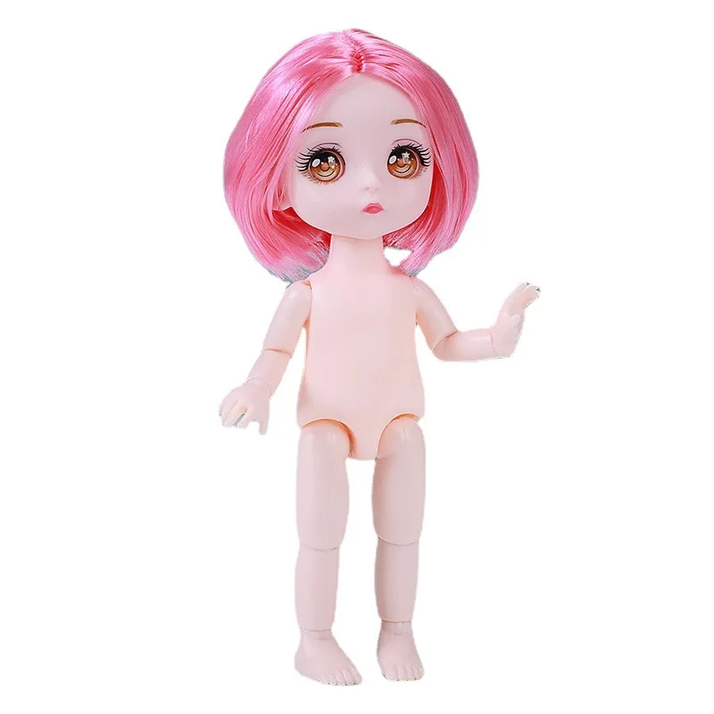 16 см милая кукла 1/8 Bjd мульти-шарнир Подвижная с комическим лицом Аниме Девушки