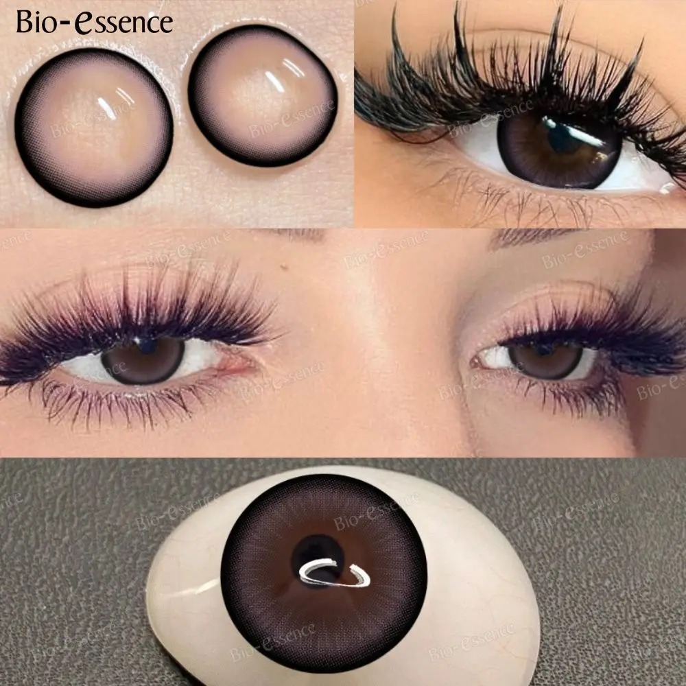 Bio-essence 1 пара модных темных глаз серии глянцевые ночные черные глаза серые