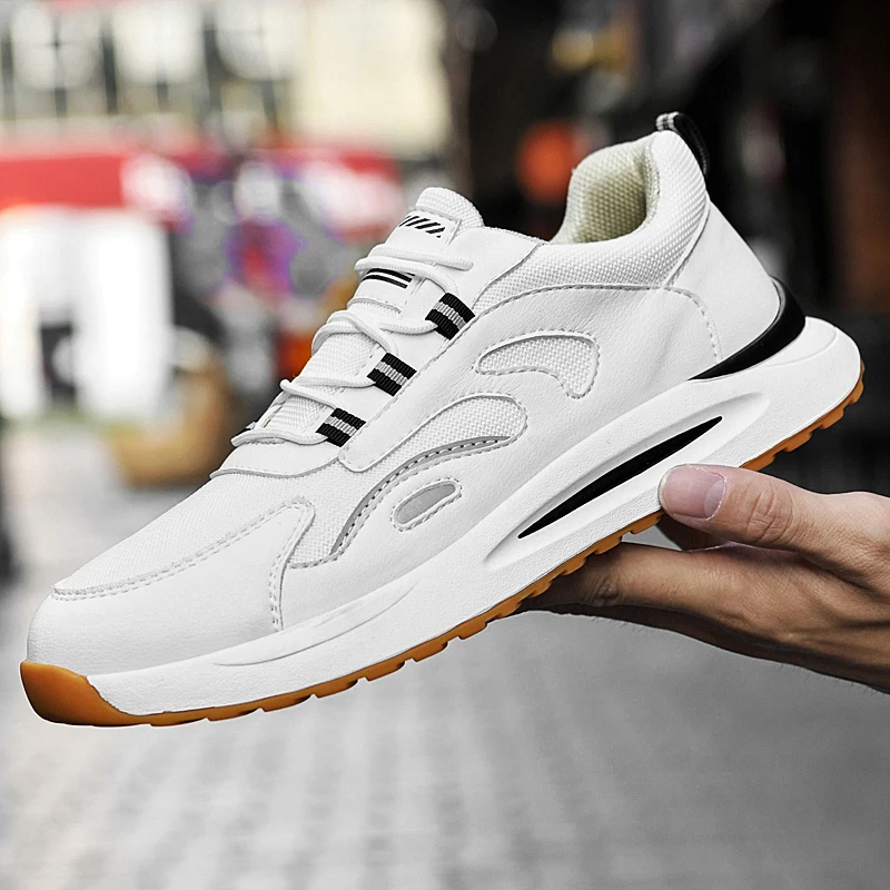 

Кроссовки мужские для тенниса, удобная Уличная обувь, модные кеды, белые, лето 2022