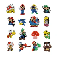 1pc cartoon game characte jibz shoe charms funny toys shoe decoration fit for croc clogs sandals accessories for kids party gift