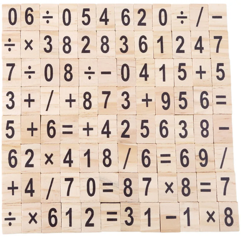 

100 шт./набор, детские деревянные цифры и буквы