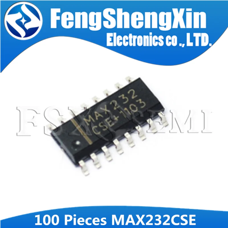 

100pcs/lot New MAX232CSE MAX232 SOP-16 Multichannel RS-232 Drivers/Receivers IC